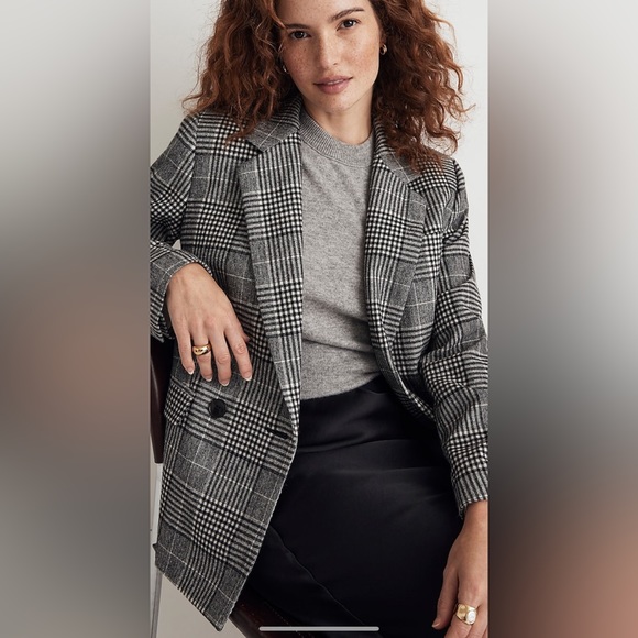NWT Madewell - The Blazer in Plaid - Picture 1 of 6